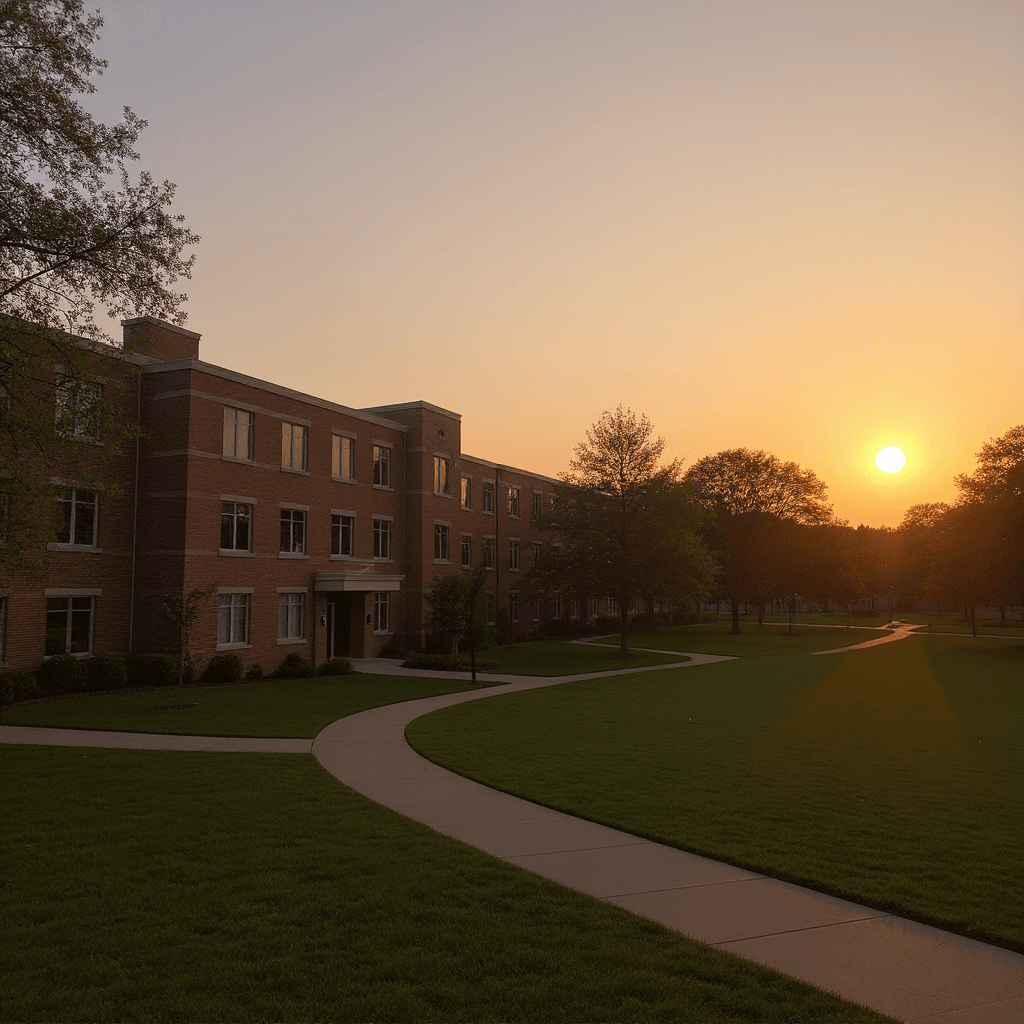The College of New Jersey campus banner