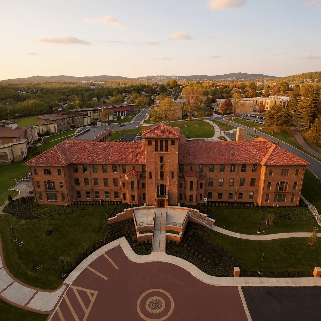 Alvernia College campus banner