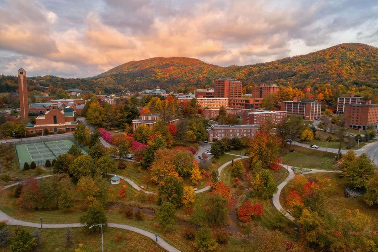 Appalachian State University campus banner