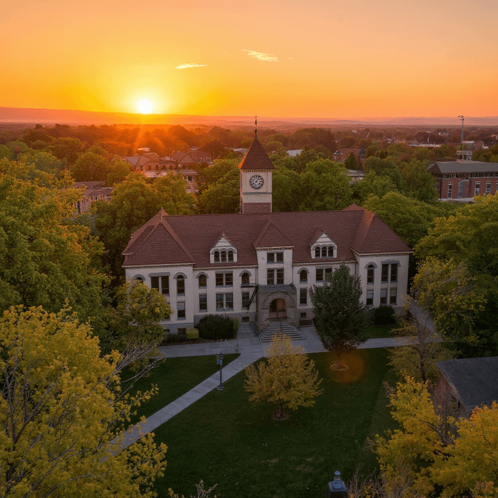 Whitman College campus banner