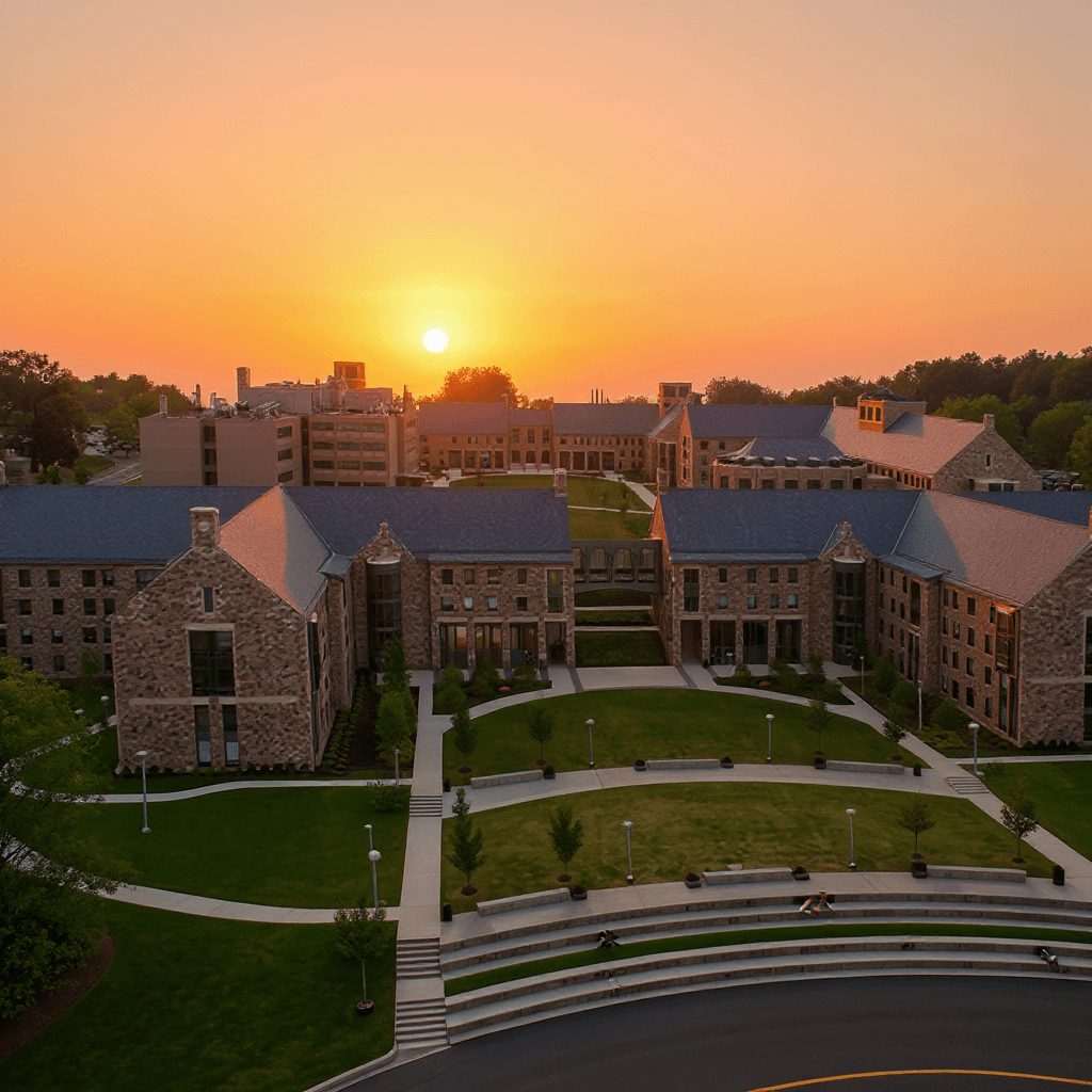 Sacred Heart University campus banner