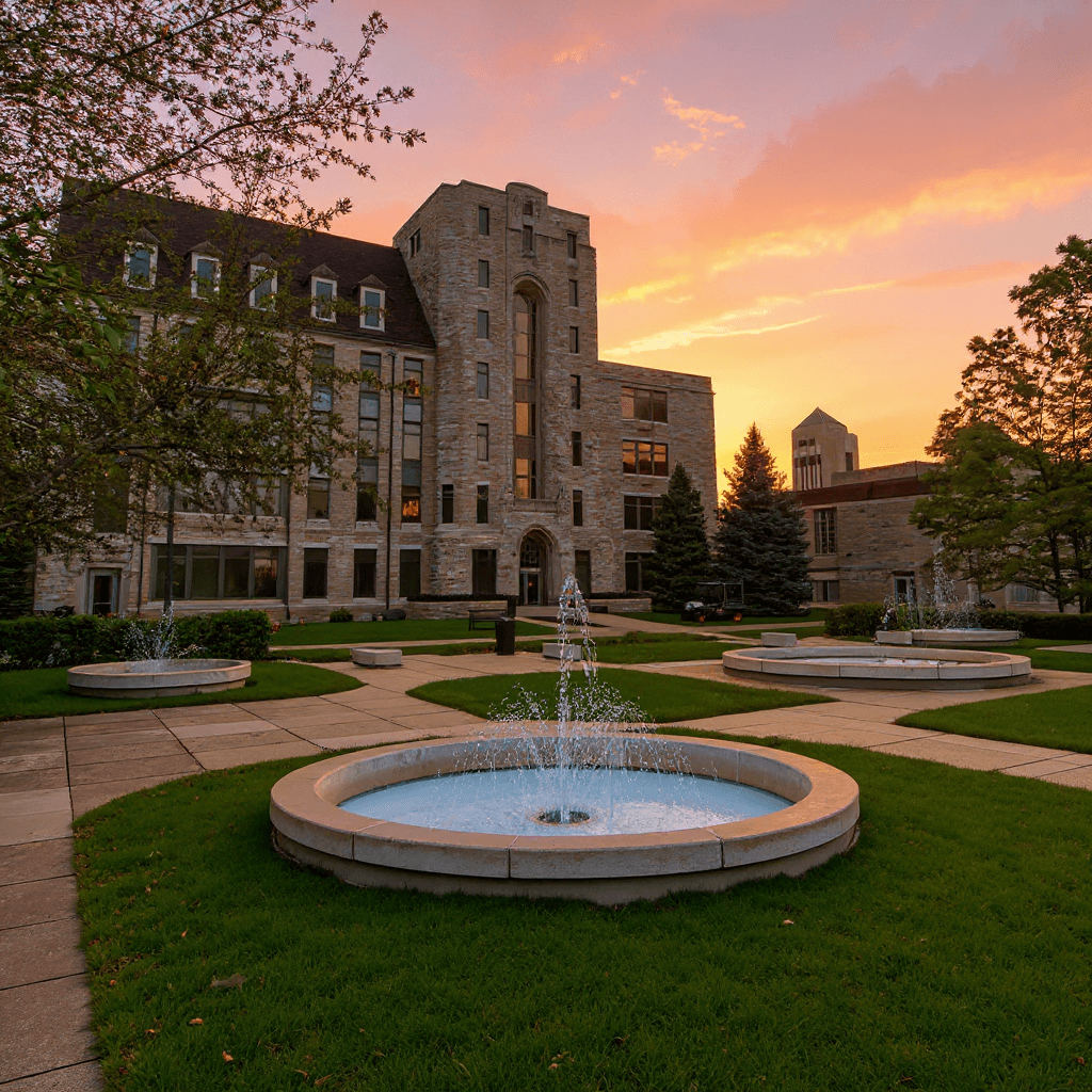 Northern Illinois University campus banner