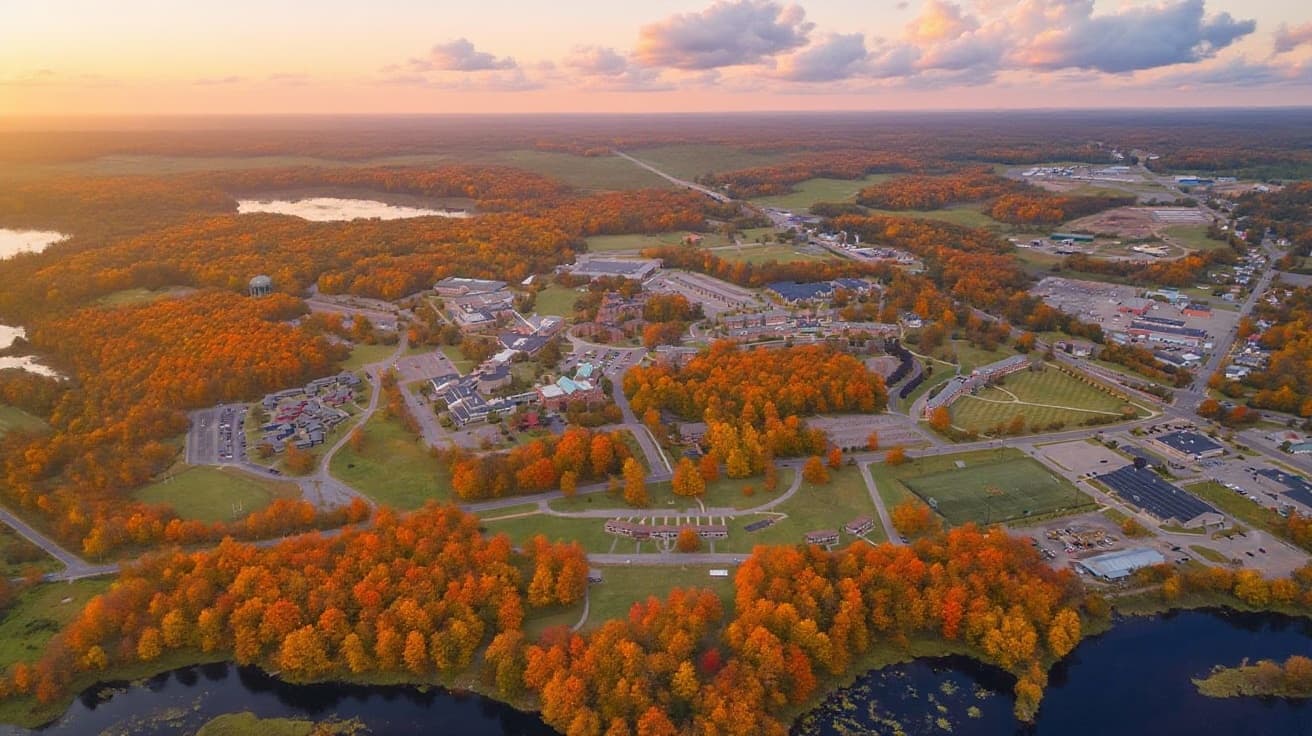 Clarkson University campus banner