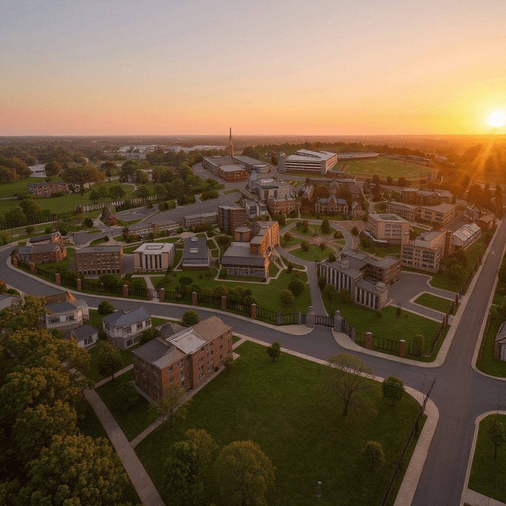 Seton Hall University campus banner