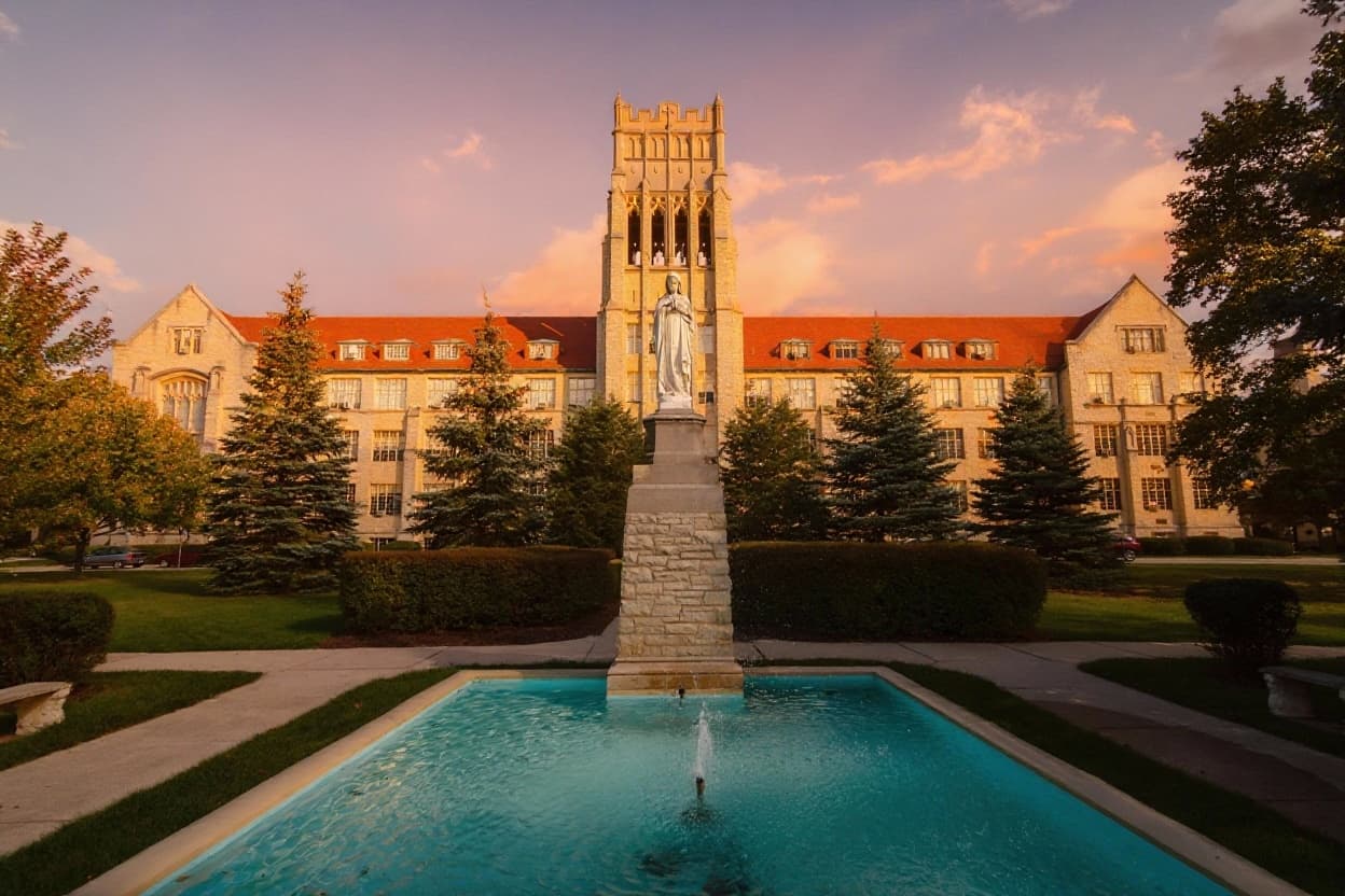 Mount Mary College campus banner