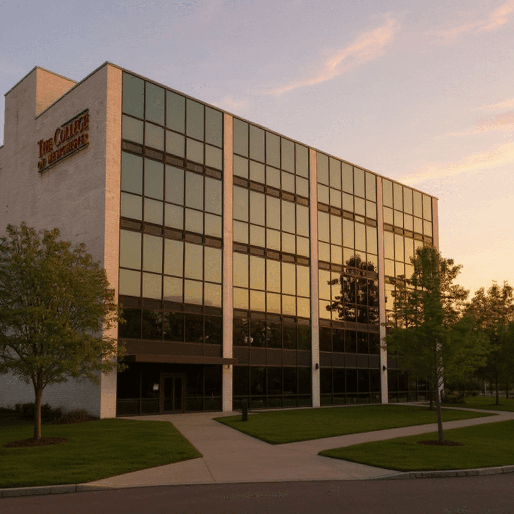 The College of Westchester campus banner