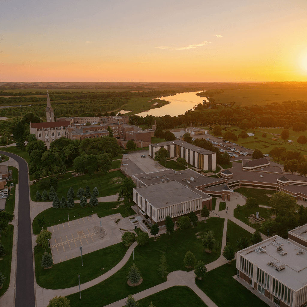 Mount Marty College campus banner