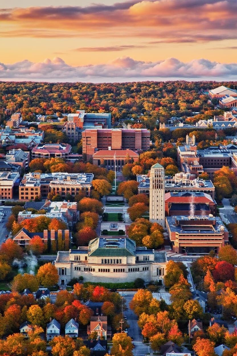 University of Michigan - Ann Arbor campus banner