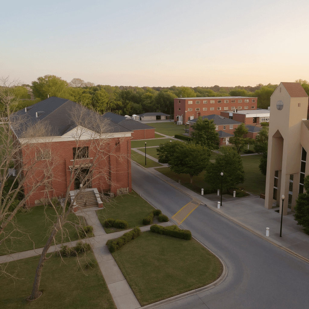 Morris College campus banner
