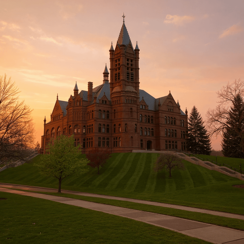 Syracuse University campus banner
