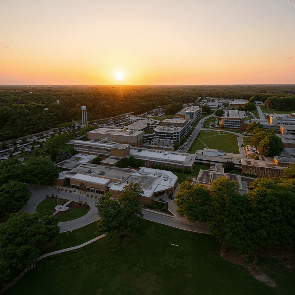 The Johns Hopkins University campus banner