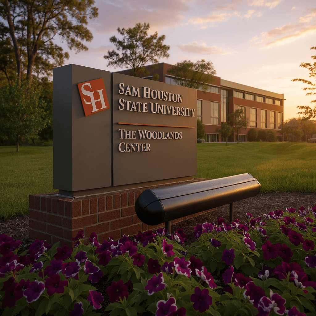 Sam Houston State University campus banner