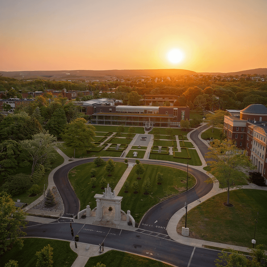 Marywood University campus banner