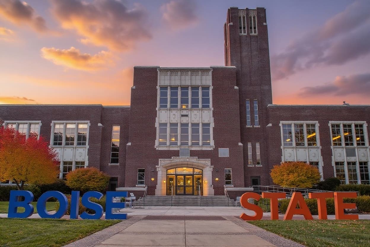 Boise State University campus banner