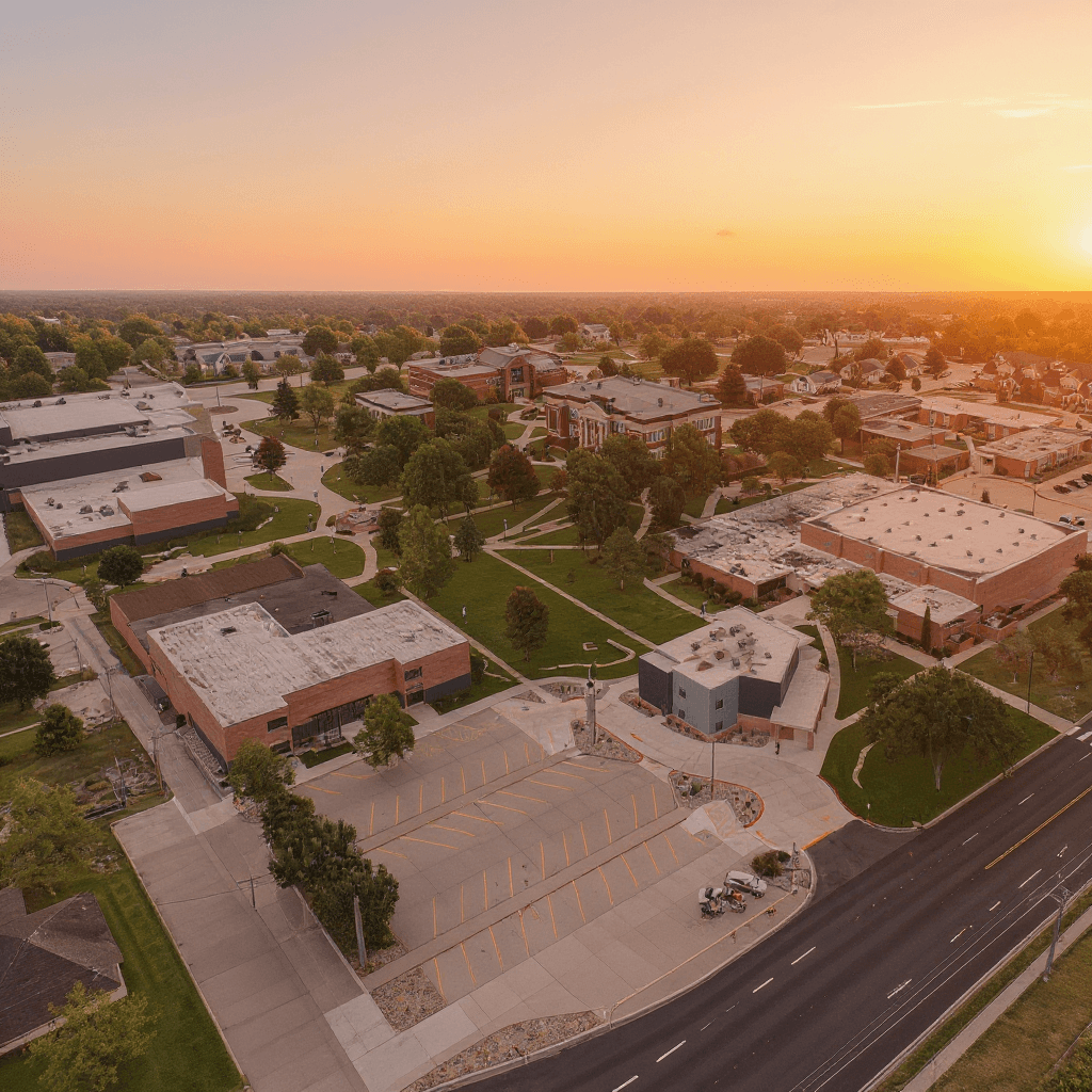 Tabor College campus banner
