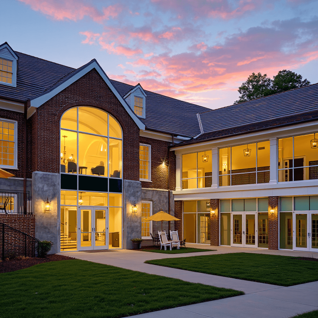 Salem College campus banner