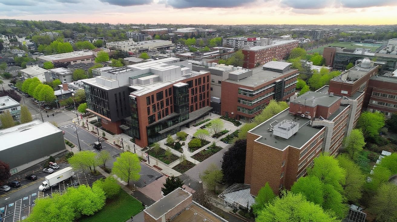 Seattle University campus banner