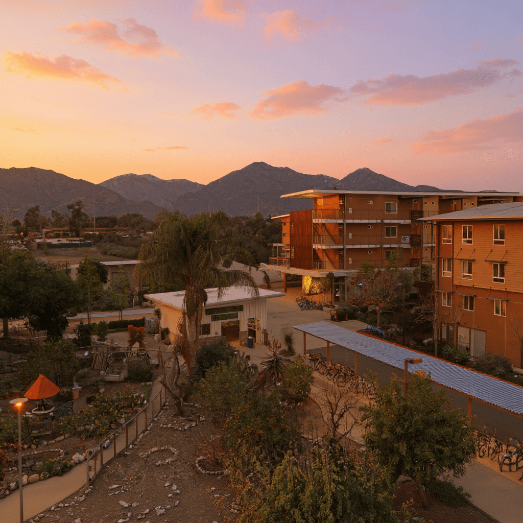 Pitzer College campus banner