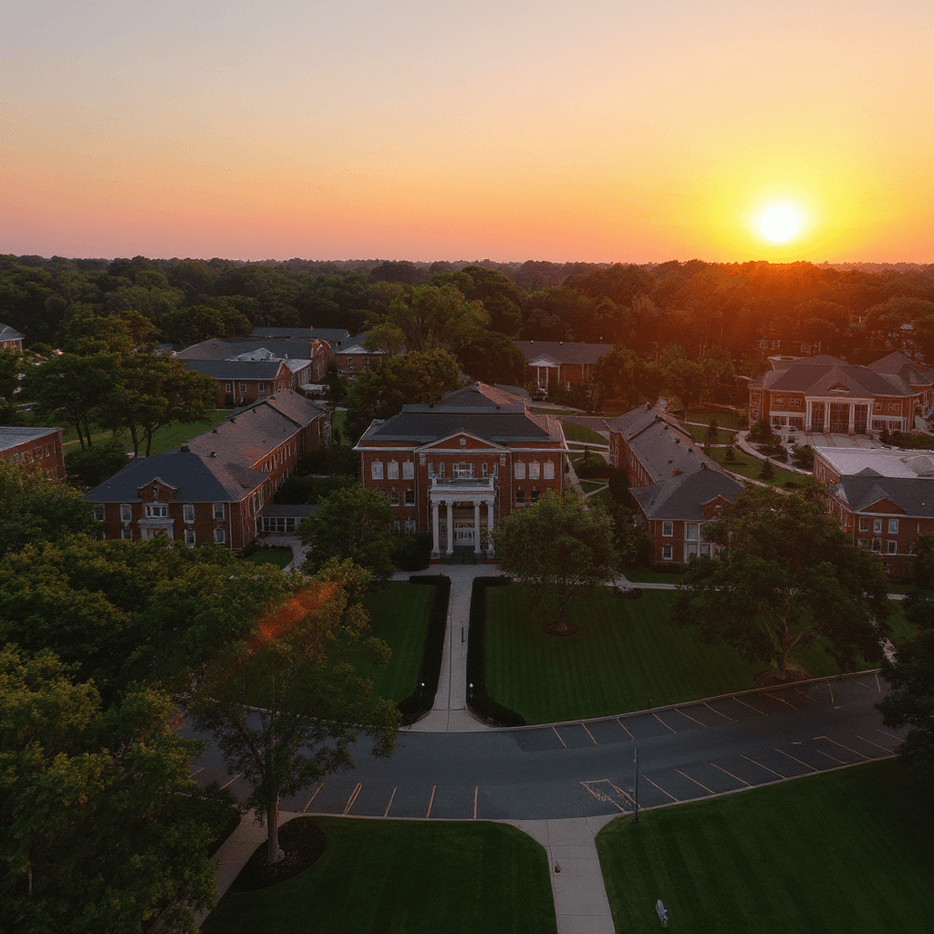 Anderson College campus banner
