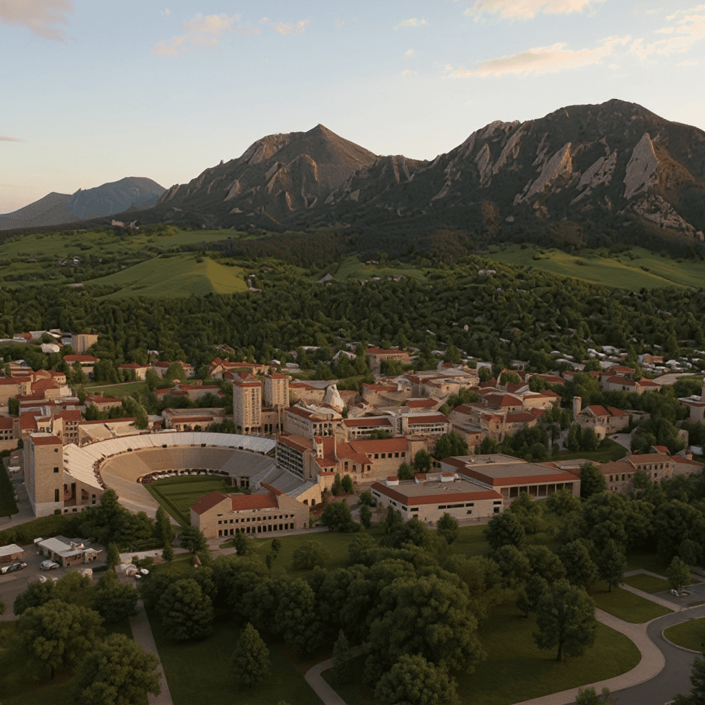 University of Colorado Boulder campus banner