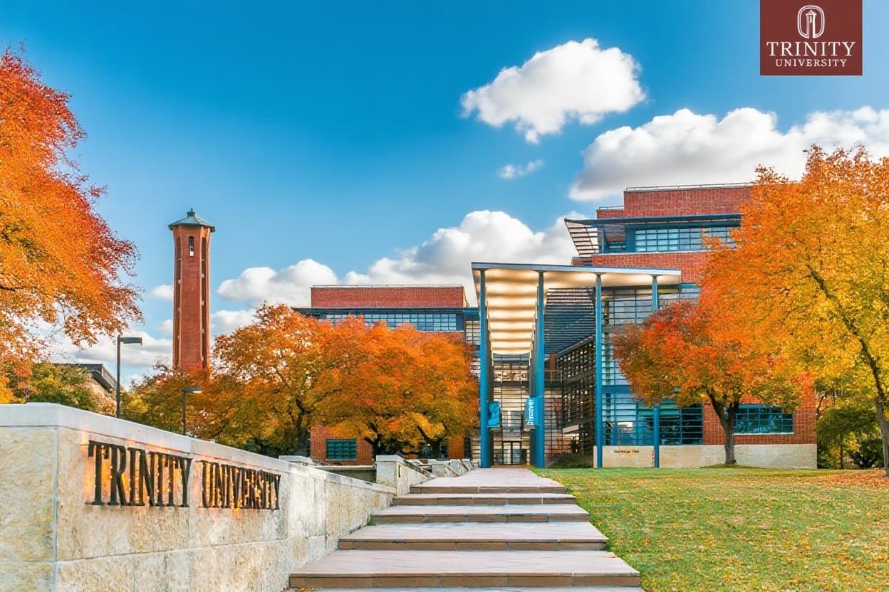 Trinity University campus banner