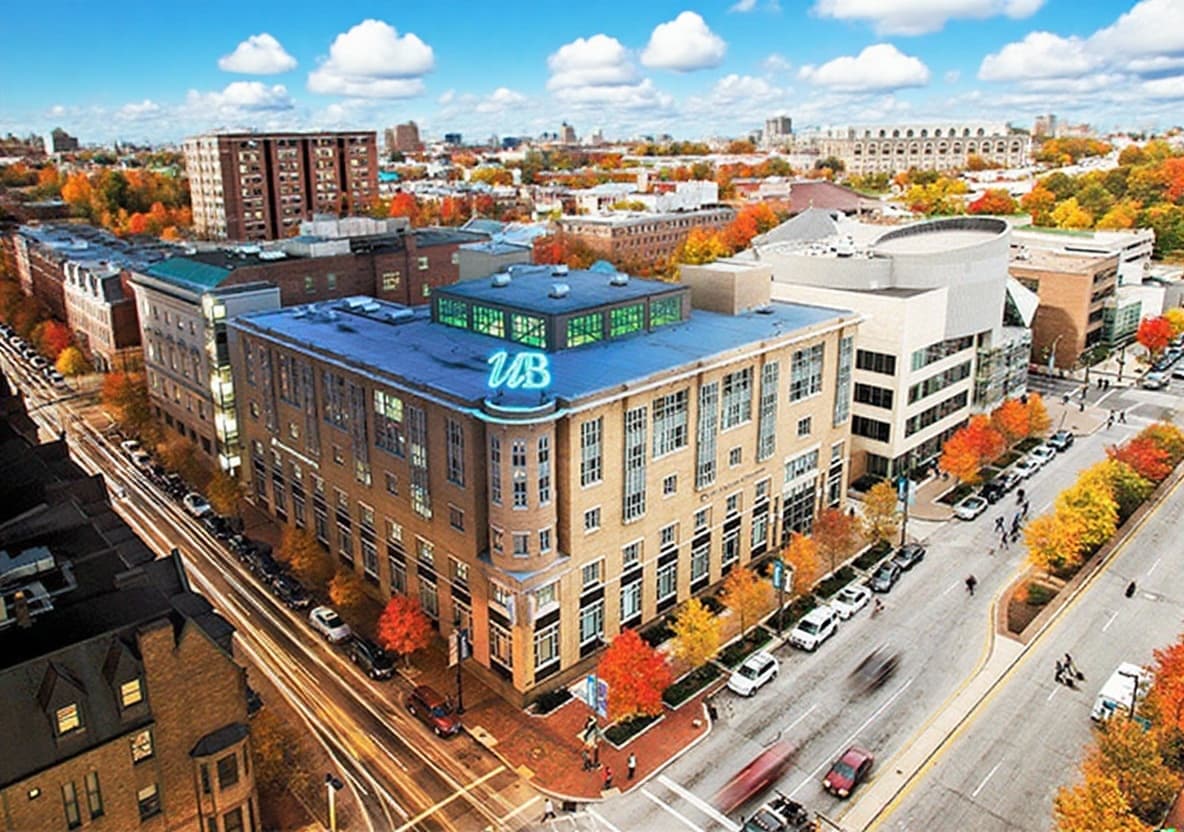 University of Baltimore campus banner