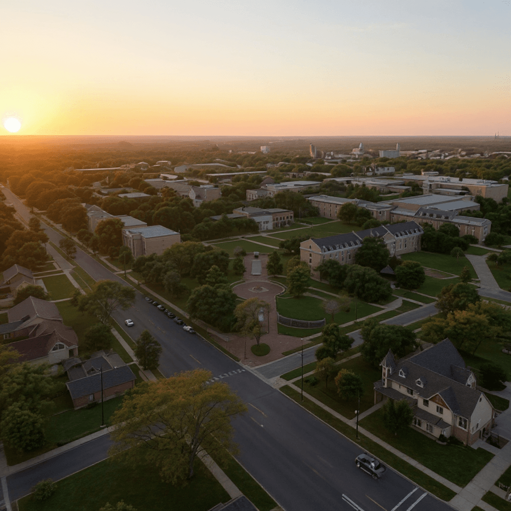 Austin College campus banner