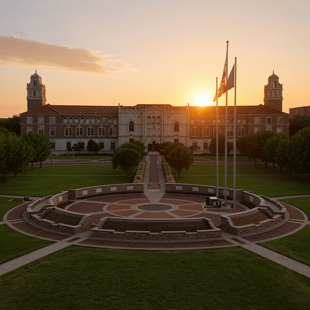 Texas Tech University campus banner