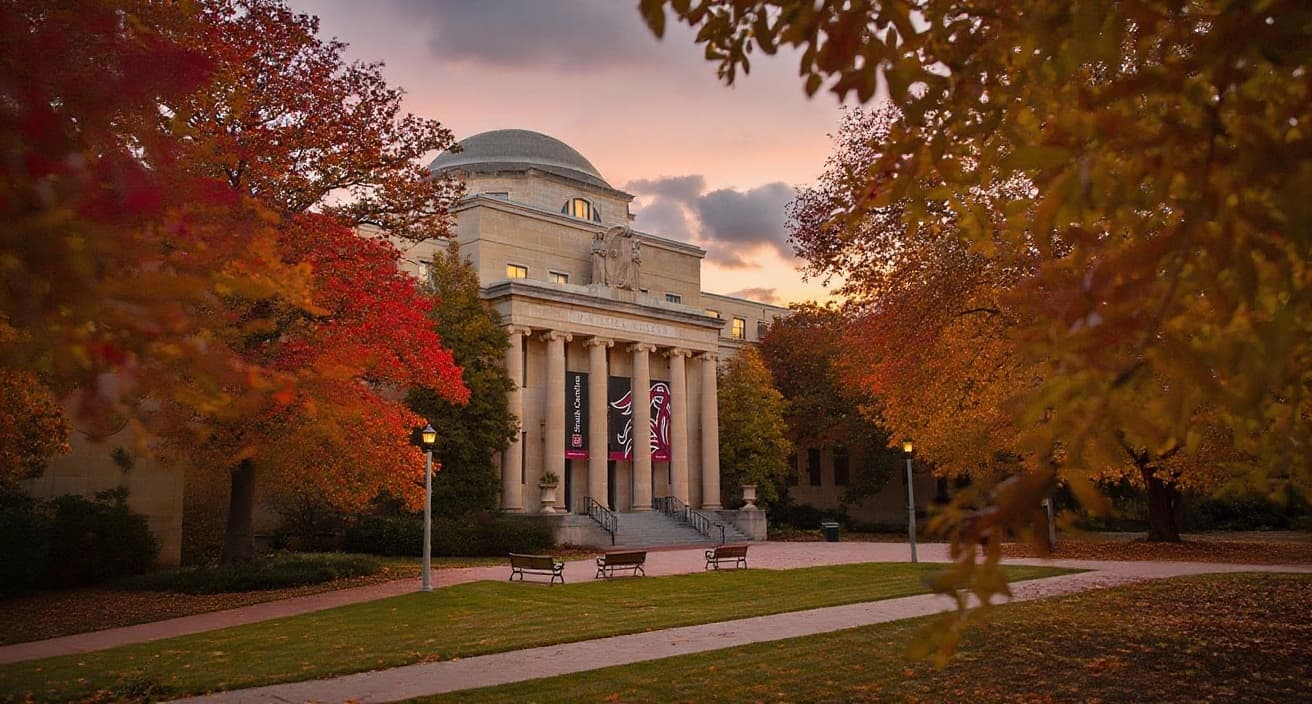 University of South Carolina campus banner
