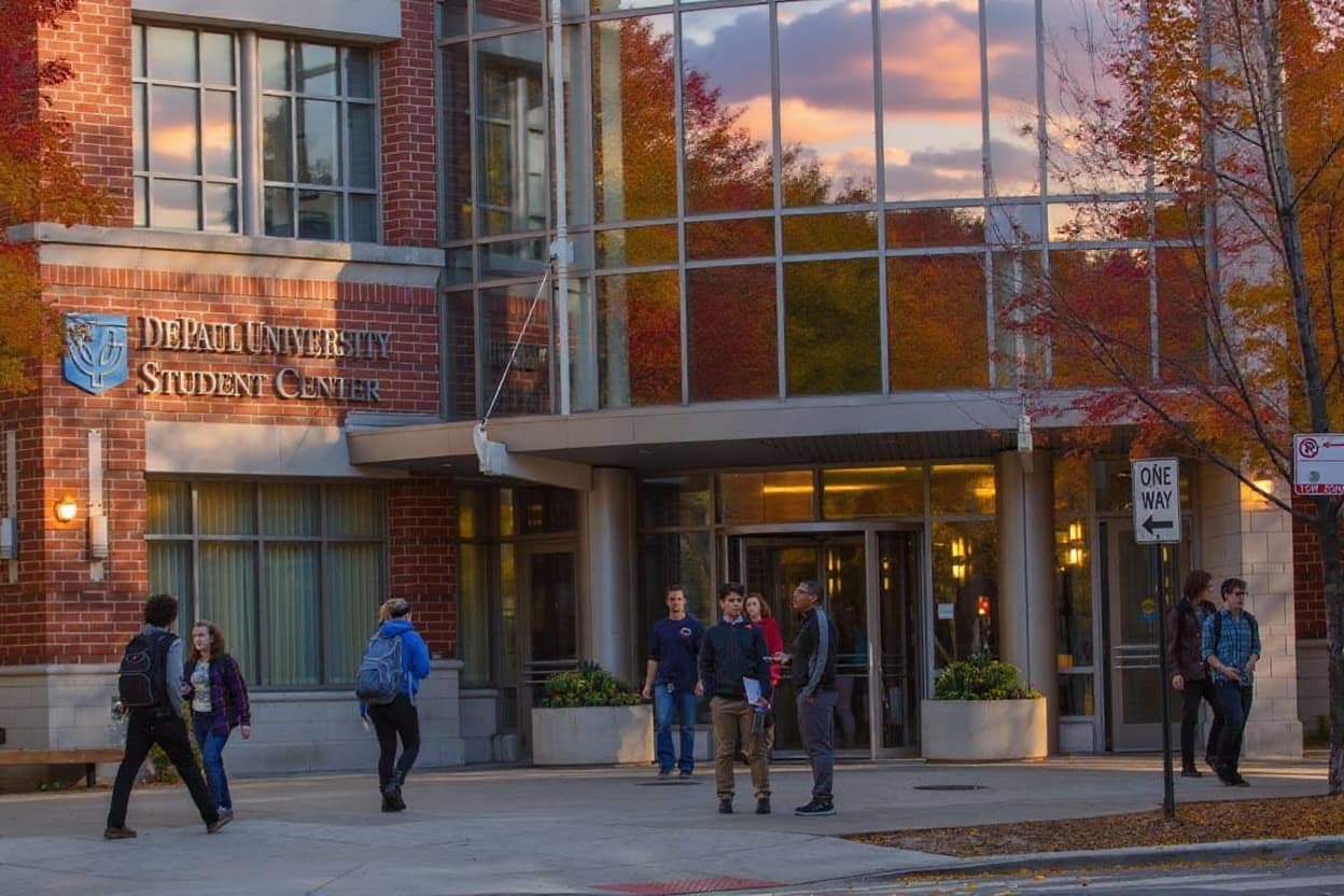 DePaul University campus banner