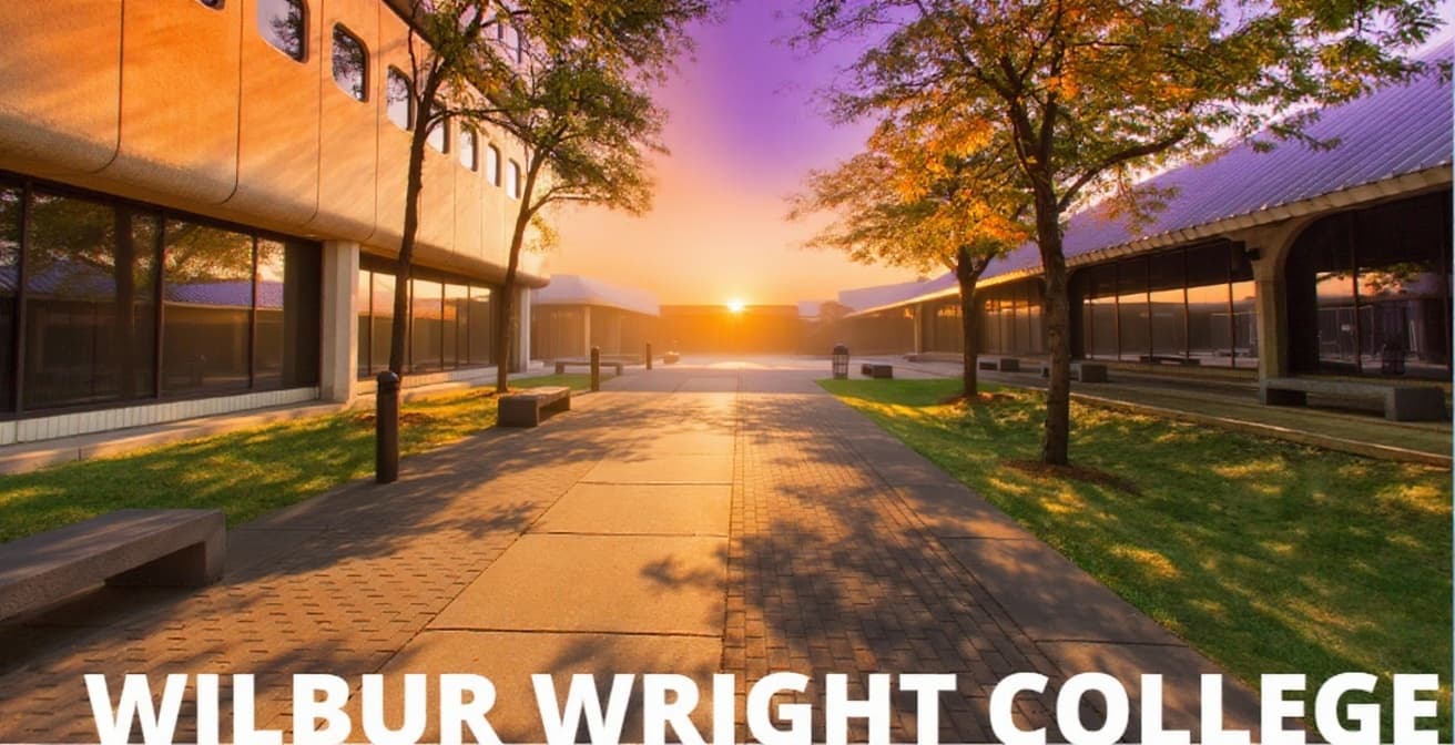 Wilbur Wright College campus banner