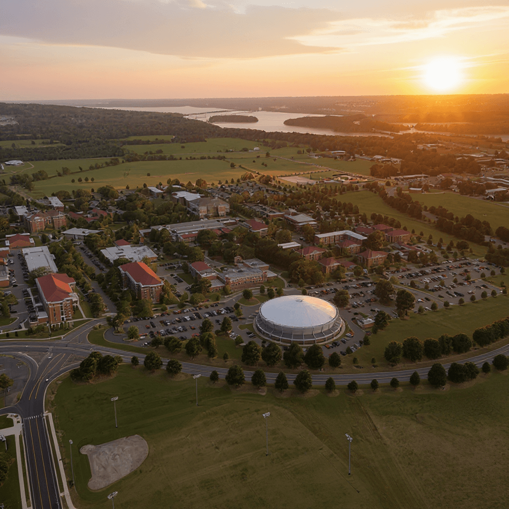 Arkansas Tech University campus banner