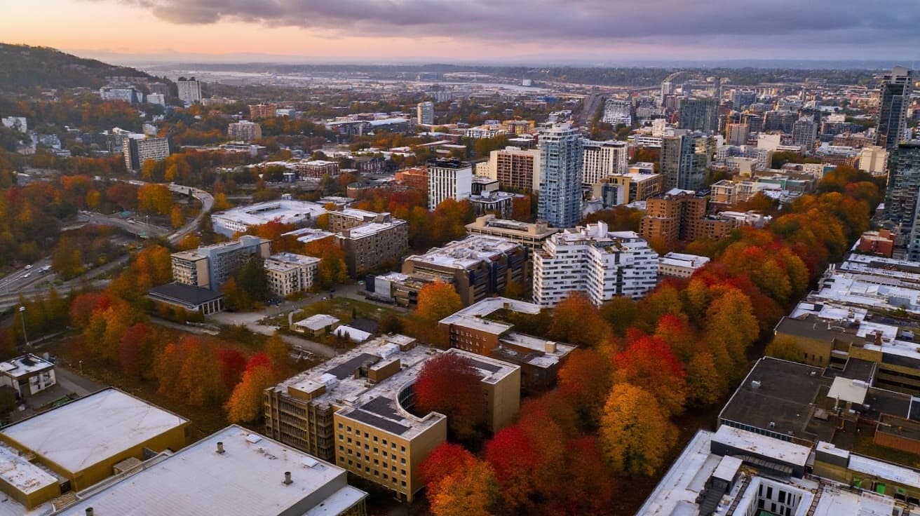 Portland State University campus banner