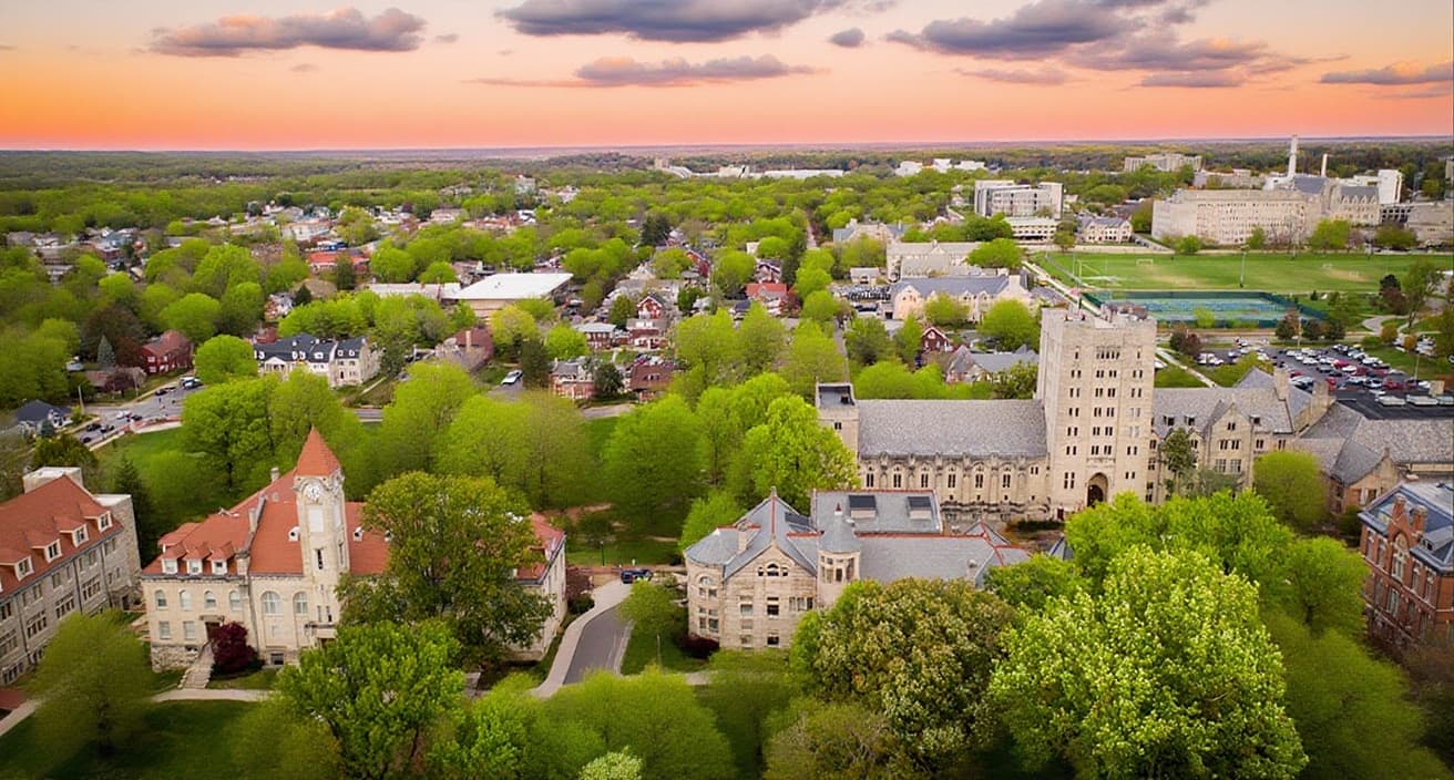 Indiana University Bloomington campus banner