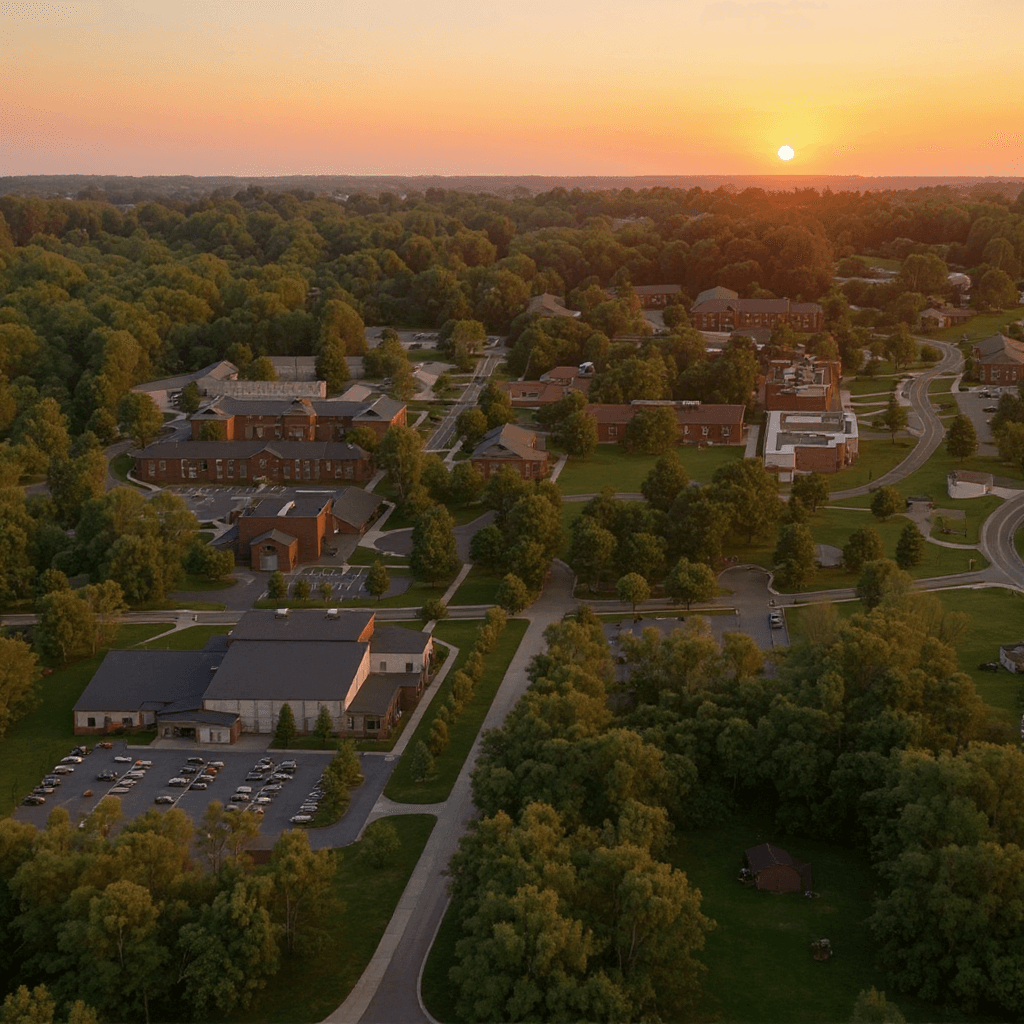 University of Pittsburgh at Bradford campus banner