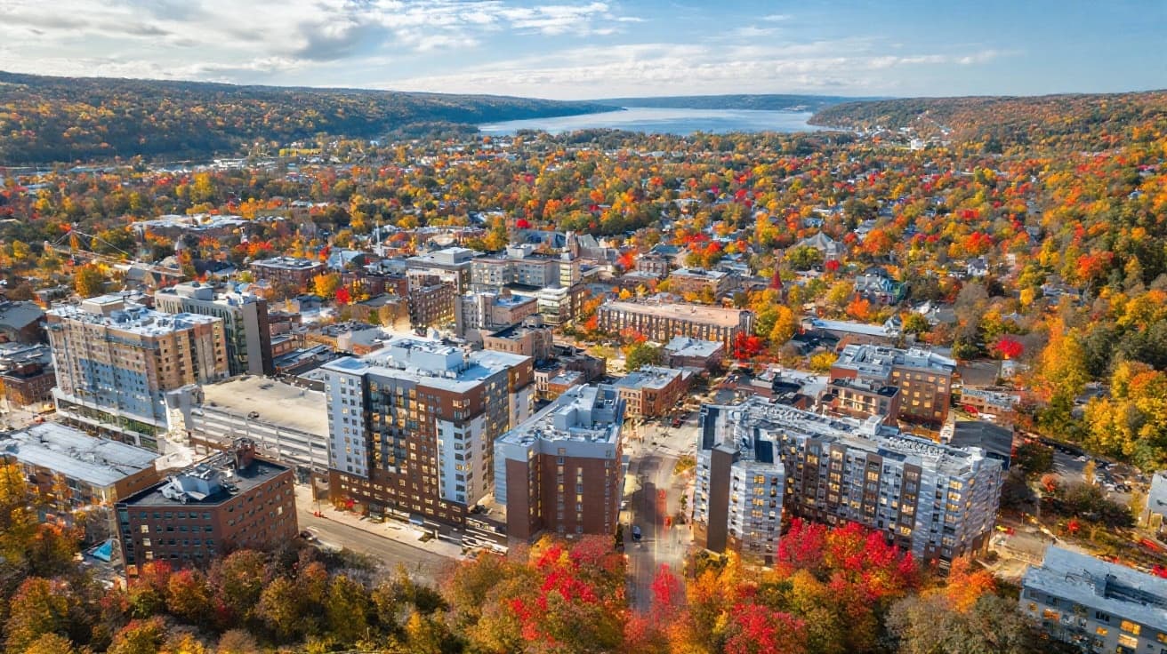Cornell University campus banner