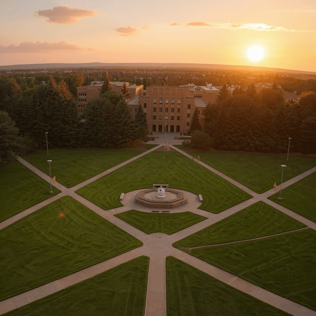 University of Wyoming campus banner