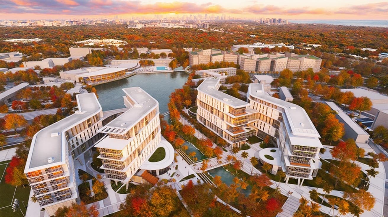 University of Miami campus banner
