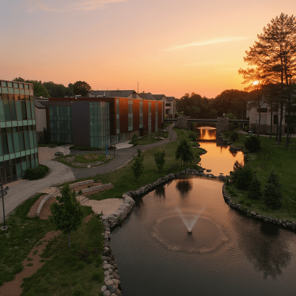 Rock Valley College campus banner