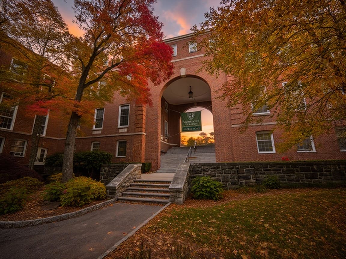 Manhattan College campus banner