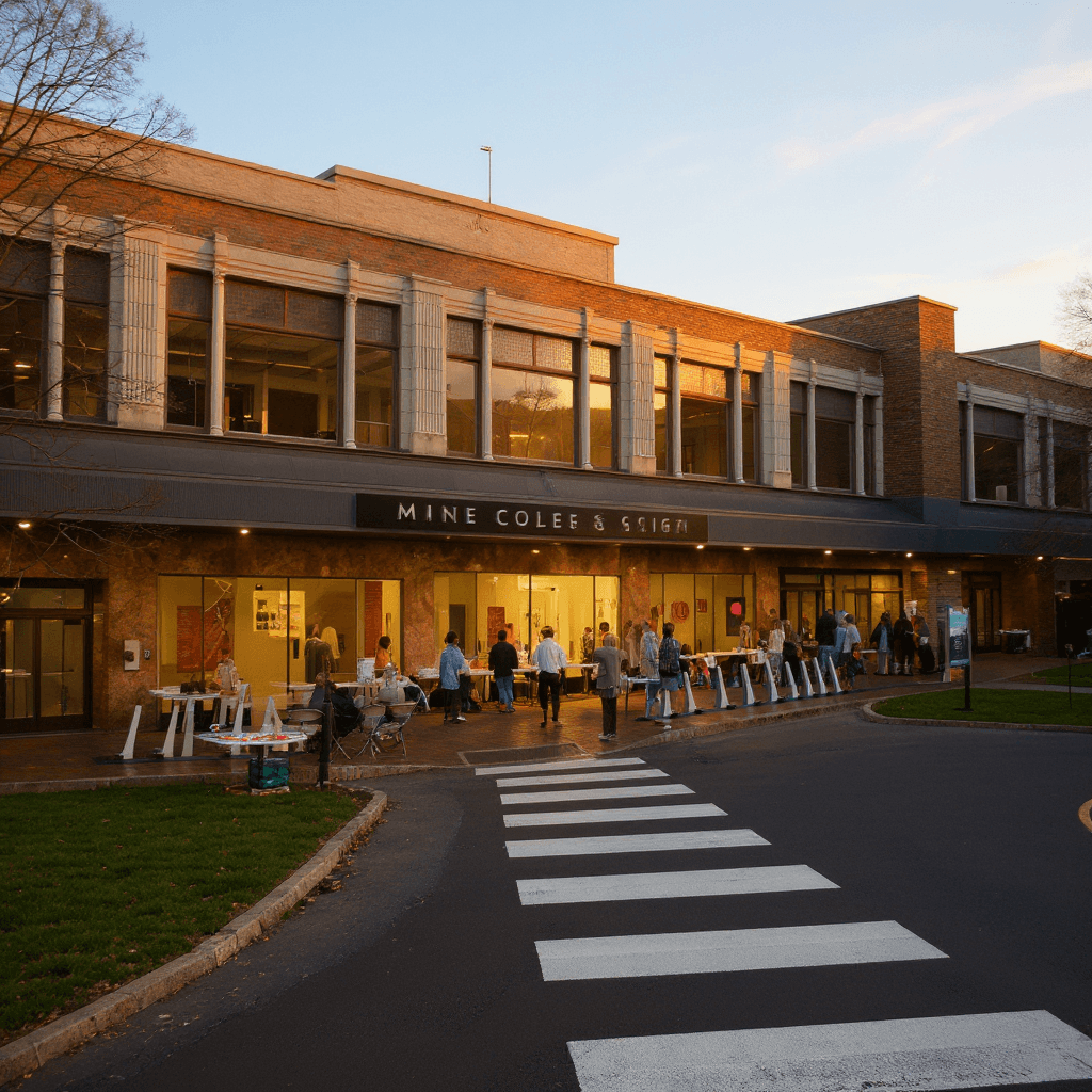 Maine College of Art campus banner