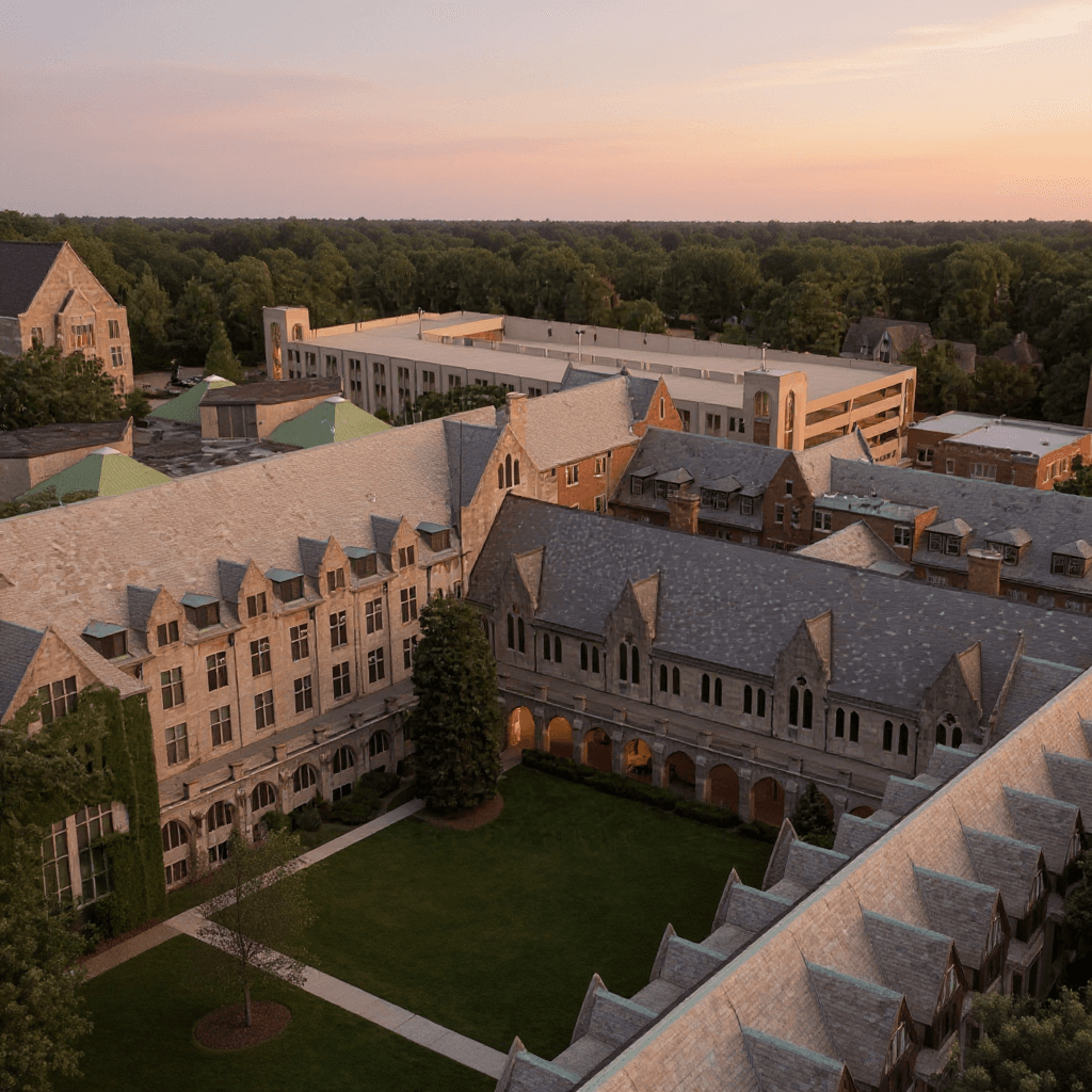 Dominican University campus banner