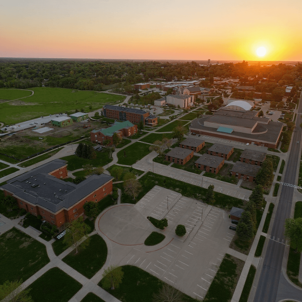 Dordt College campus banner