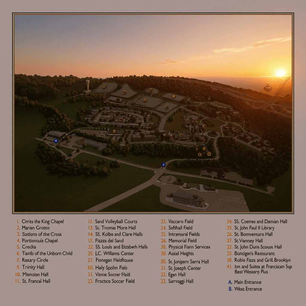 Franciscan University of Steubenville campus banner