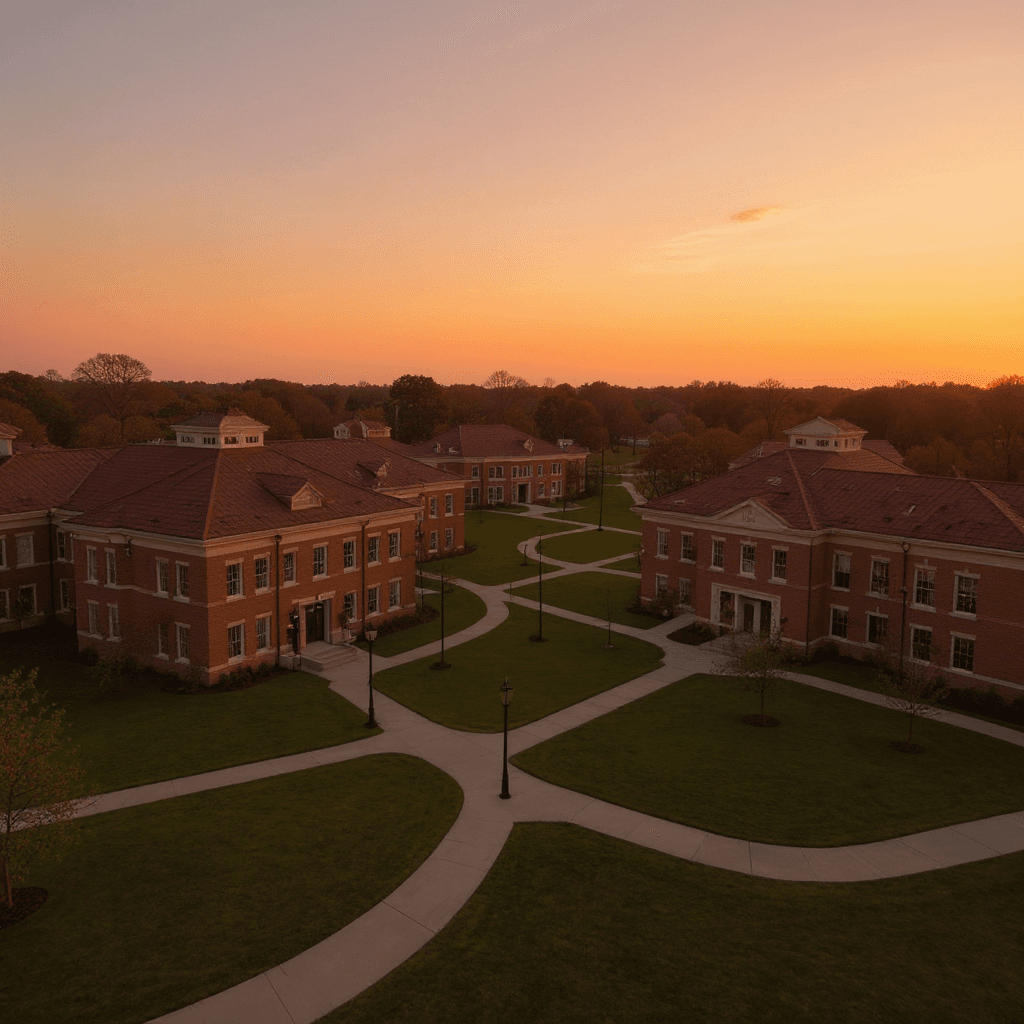 St. Norbert College campus banner