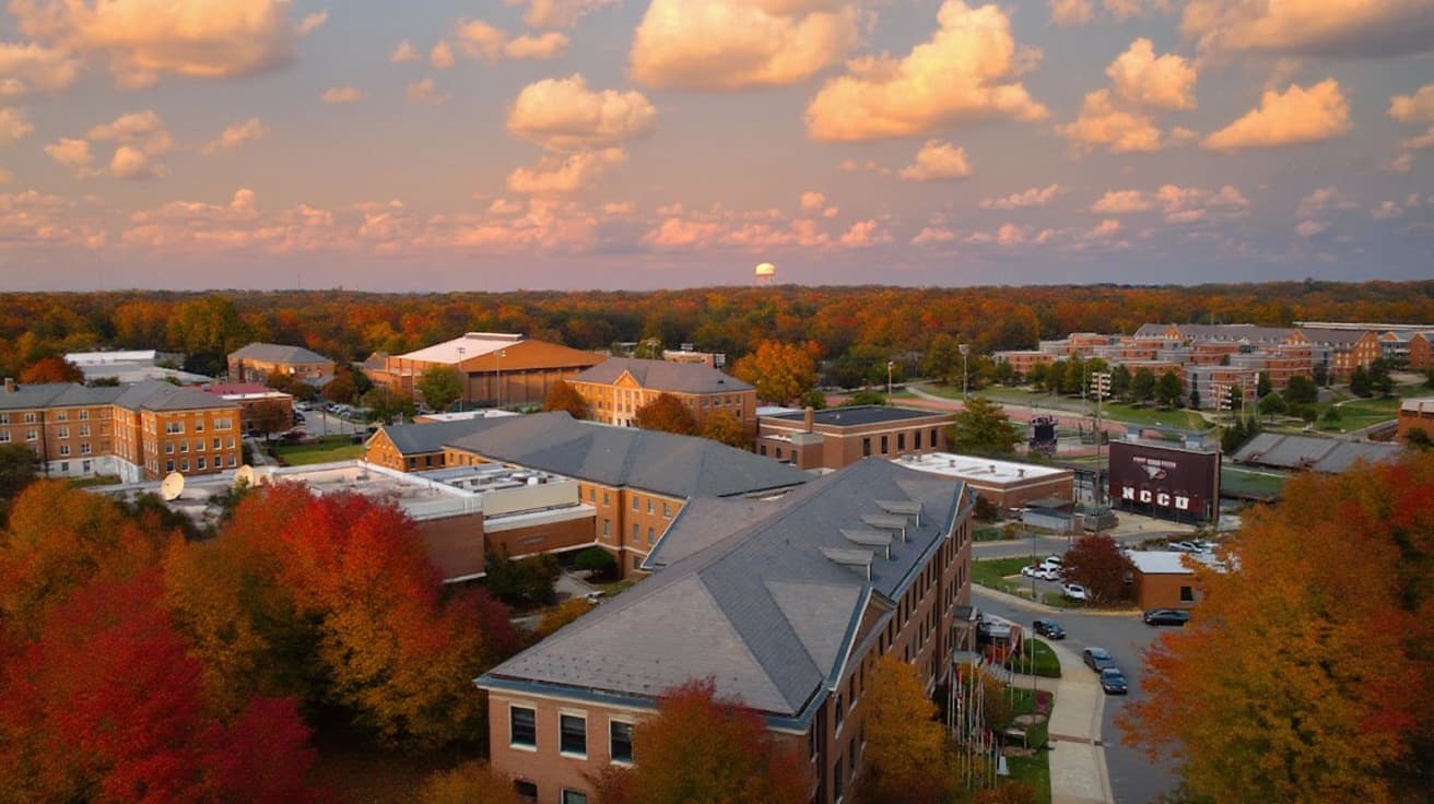 North Carolina Central University campus banner