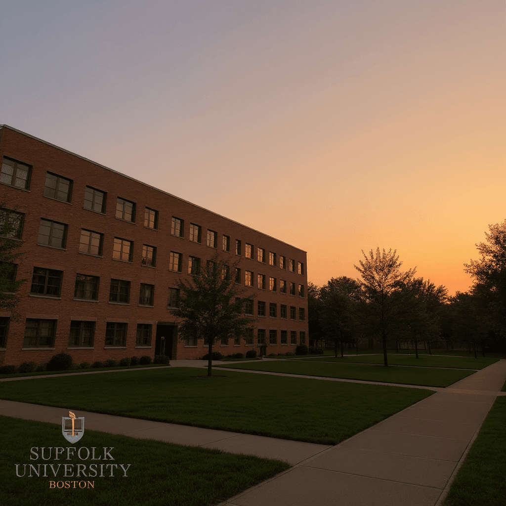 Suffolk University campus banner