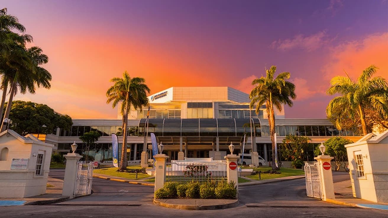 Ross University, School of Medicine campus banner