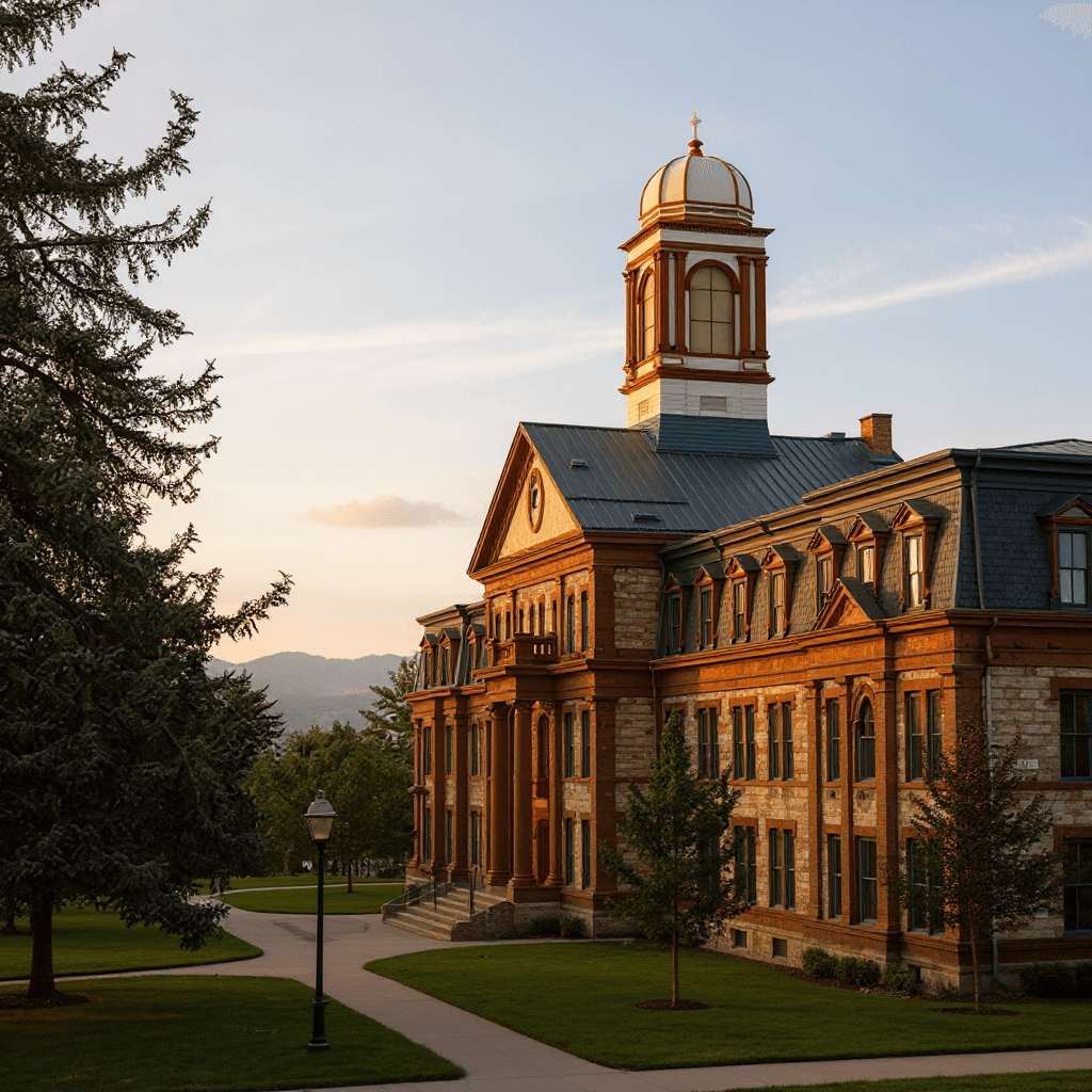 Regis University campus banner