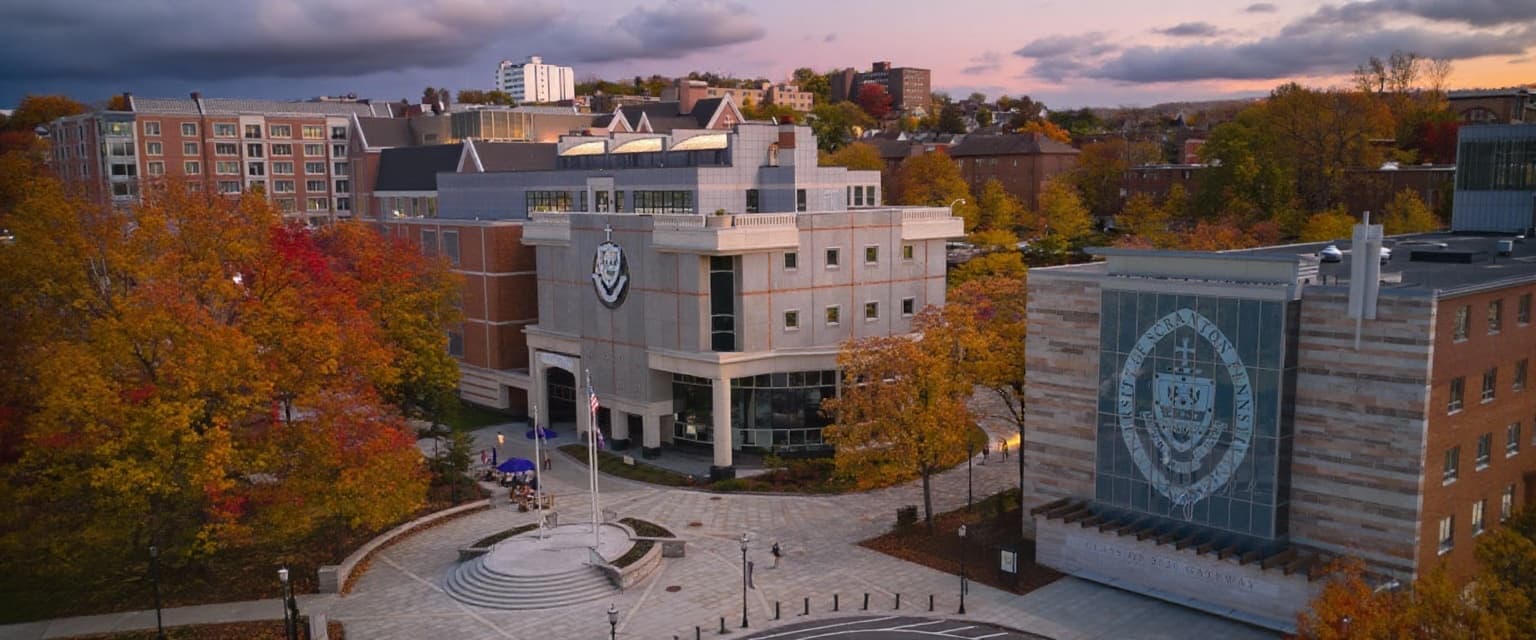 University of Scranton campus banner